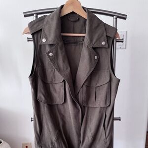 Cargo Vest - Olive, Size Small